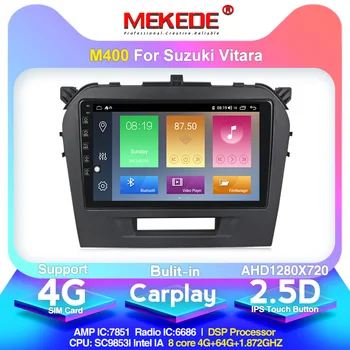 

MEKEDE M400 Car Radio Navigation GPS For SUZUKI Vitara 2015 2016 2017 2018 Android 10.0 HD 1024*600 Multimedia Player IPS Screen