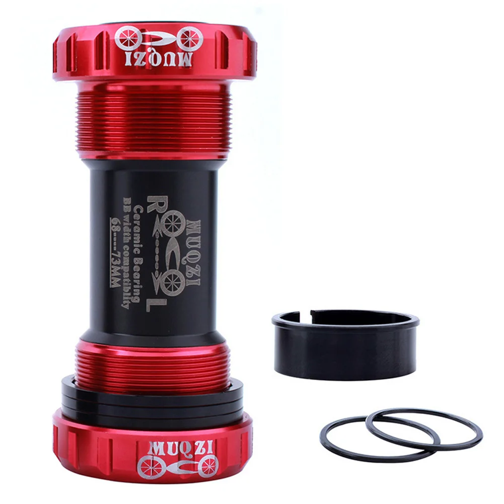 Lightweight Universal Aluminum Alloy Bottom Bracket Replacement Threaded Bearing Mountain Bike Axis Professional Accessories