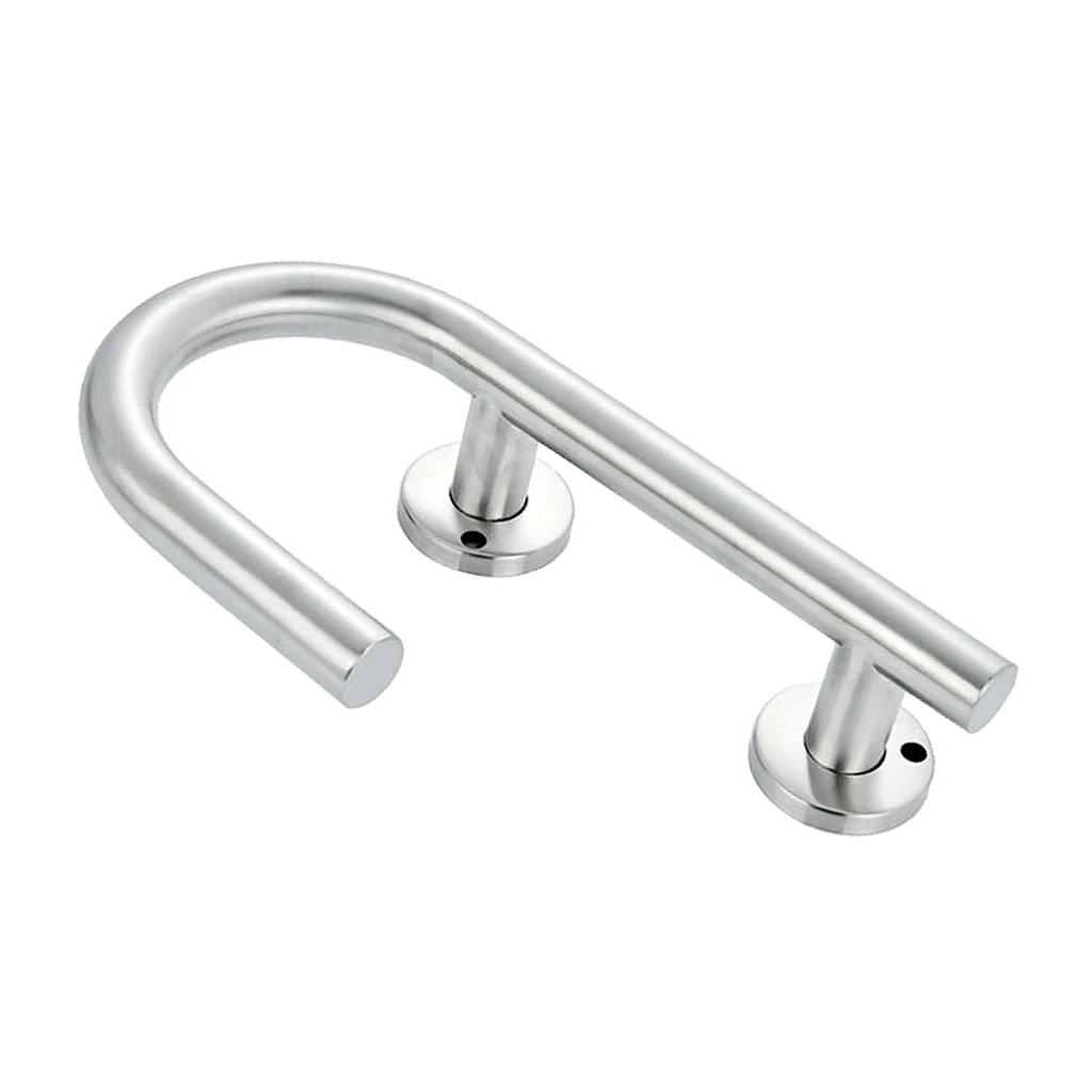 Stainless Steel Bathroom Handicap Elderly Grab Bar Safety Bath Shower Support Rail Handle Toilet Paper Holder