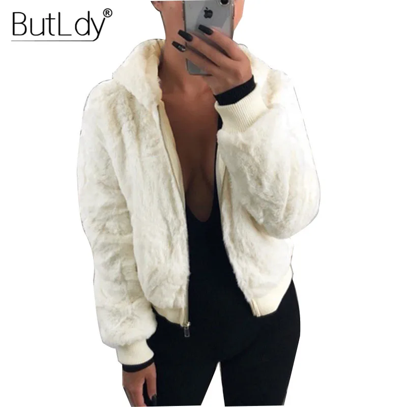 

Zipper Hooded Warm Short Coats Women 2019 Autumn Winter Solid Color Long Sleeve Short Jacket Women Pocket New Style Ladies Coats