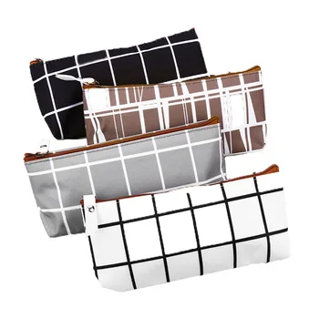 

1Pcs Kawaii Canvas Pencil Case Large Cute Capacity Pen Box Storage Bag Waterproof Student School Supplies Stationery Kids Gift