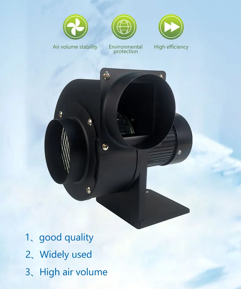 ventilador de baixo nível de ruído tubo de exaustão 150 w