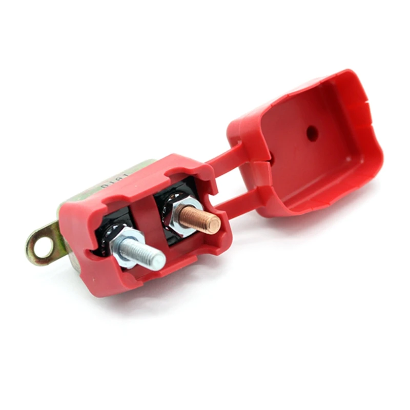 

Metal automatic reset fuse bolt 50A circuit breaker car circuit breaker battery Protection belt fixed wing double short foot str