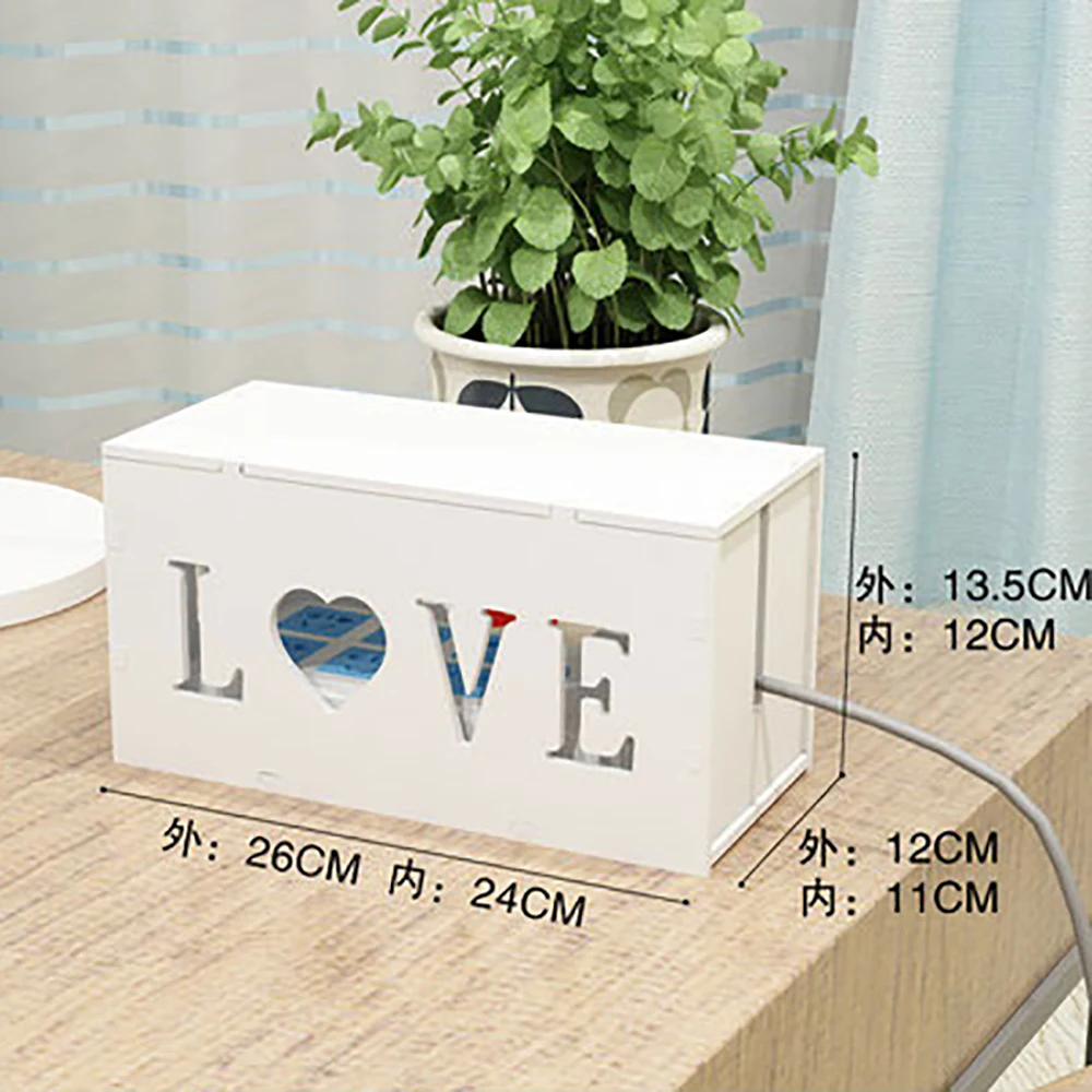 Пластиковая коробка для хранения проводов Saim зарядное устройство кабель питания