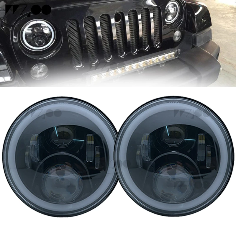 7-дюймовая светодиодная фара для Unlimited Rubicon uaz4x4 Land Rover Hummer Suzuki Samurai Nissan Toyota Mazda Mercedes