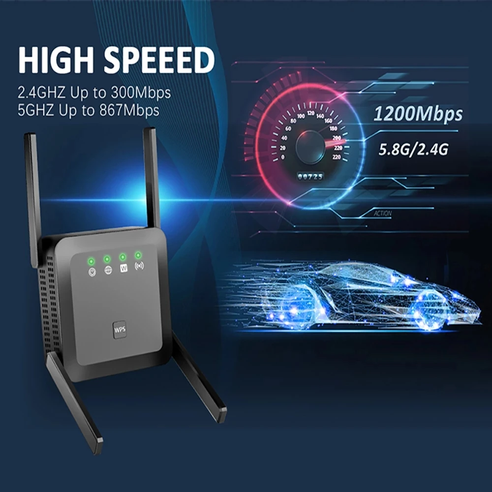 M 1200vn 5g Wireless Router Repeater Wifi Extender Signal Amplifier