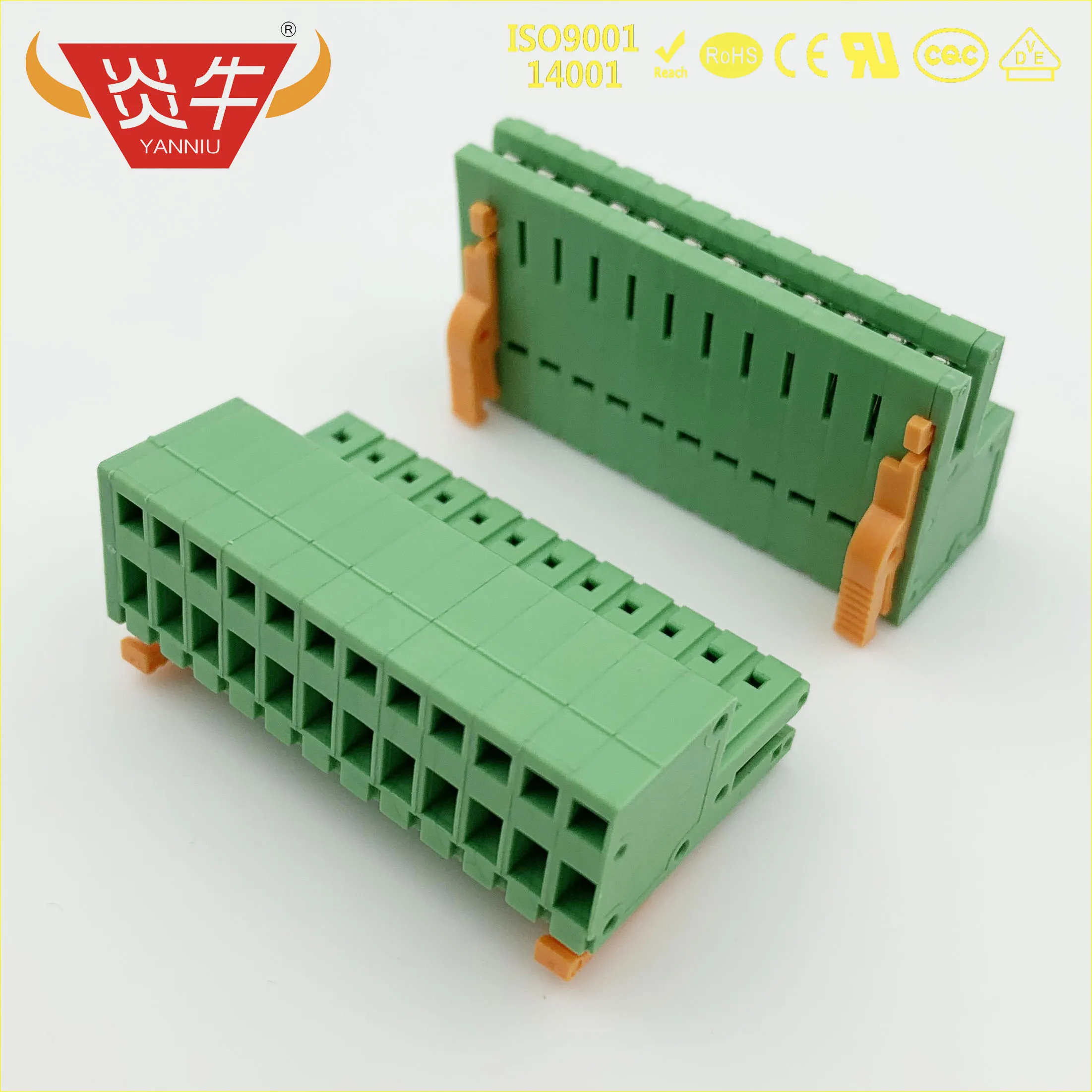 Bloco de Terminais Plug-in Milímetros 2pin12pin Zacarias 10 st 35 c1 r1 1893685 Phoenix Contact Degson Kefa Kf2edgdj 3.5 2p12p Pcb