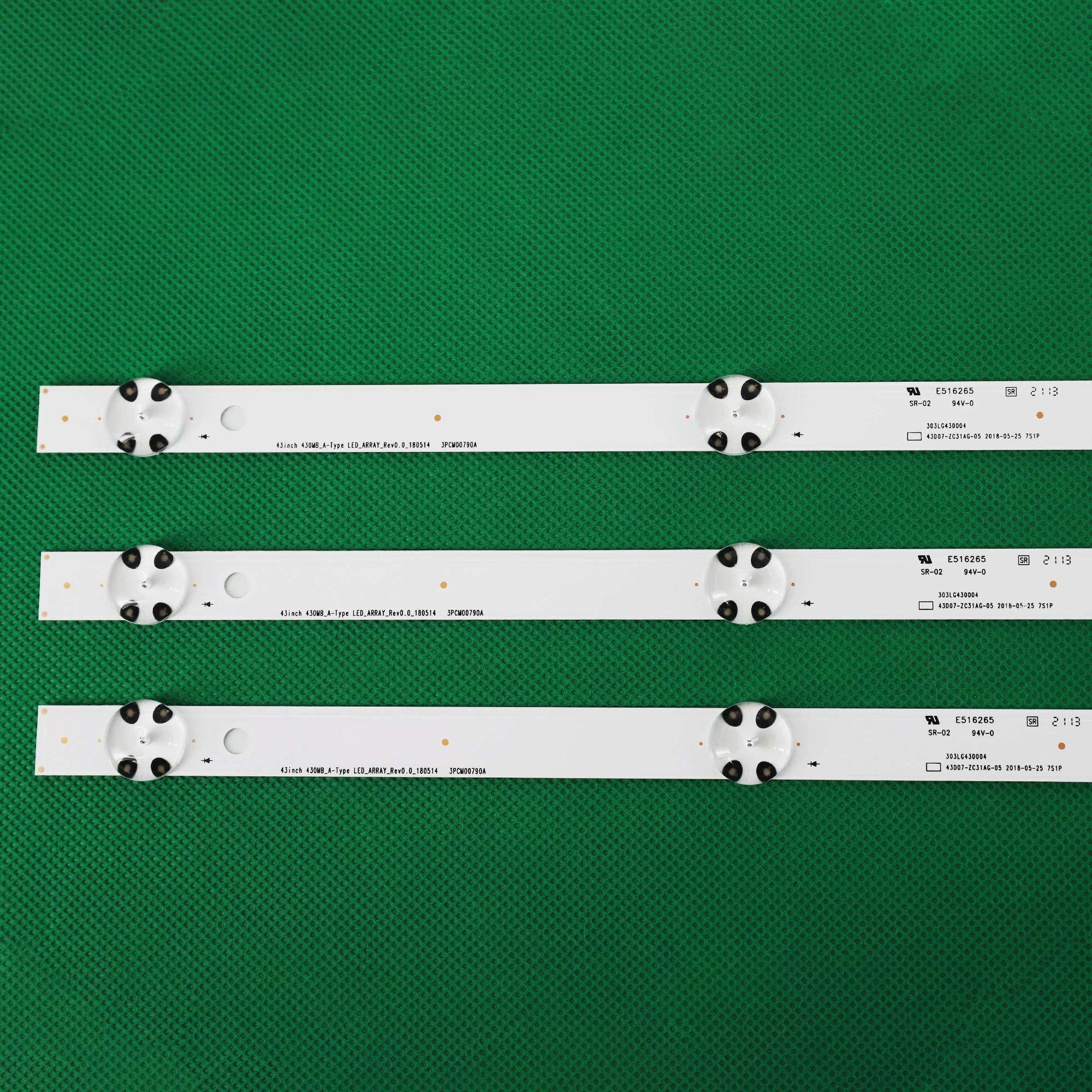 43UK6300PLB, 43UJ651V, 43UJ634V, 43UJ630V, 43UJ561V, 43UJ655V, LC43490059A, 3 peças