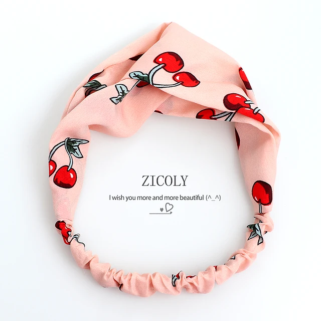 New Women Fashion Hair bands Cross Knot Elastic Hair Band Korean face wash hair band girl small fresh HairBands Hair Accessories style-3