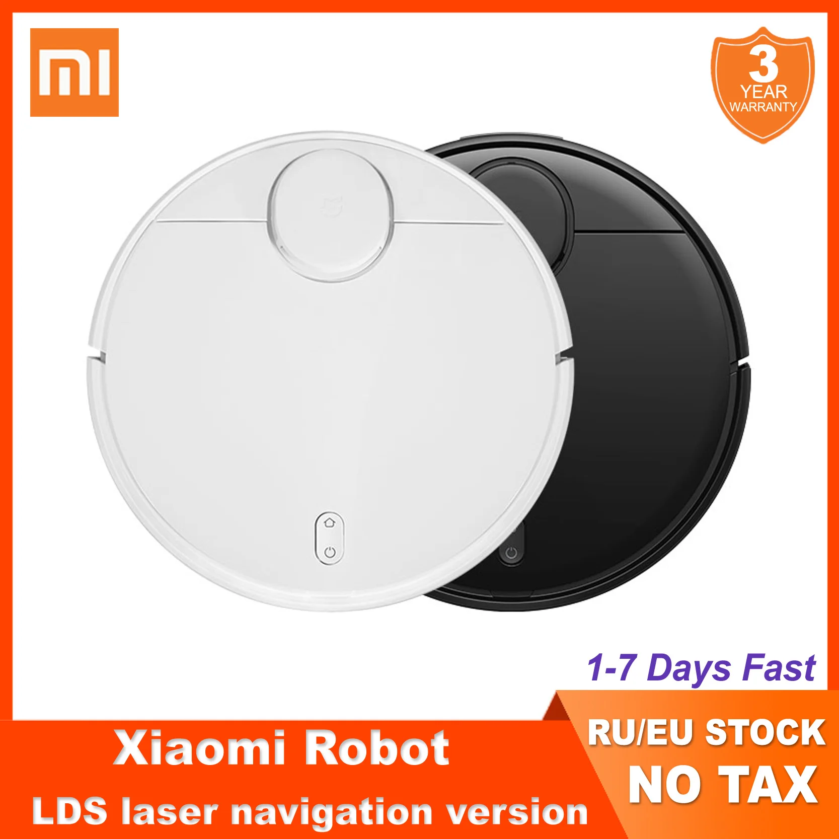 Робот-пылесос Xiaomi Pro V2 Mijia 2 STYJ02YM с функциями подметание пыли уборка LDS датчик