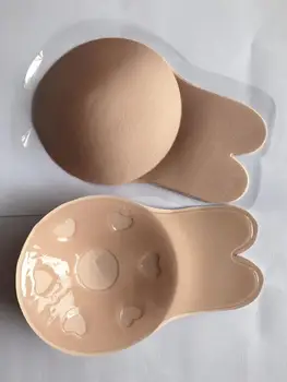 

Rabbit Lift Up Invisible Bra Women's Strapless Push Up Backless Bra Reusable Self Adhesive Invisible Bra