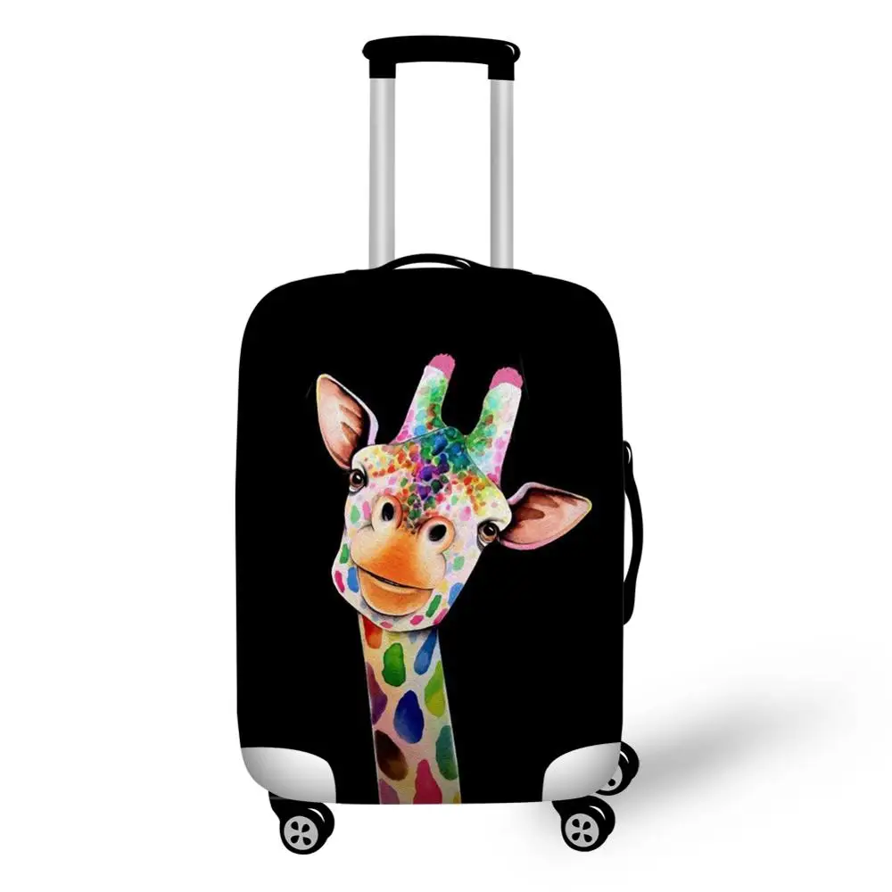 Пылезащитный чехол для чемодана с жирафом для путешествий, чехол для багажника, чехол для чемодана 18 ''-32'', водонепроницаемый защитный чехол для багажа - Цвет: Z4073