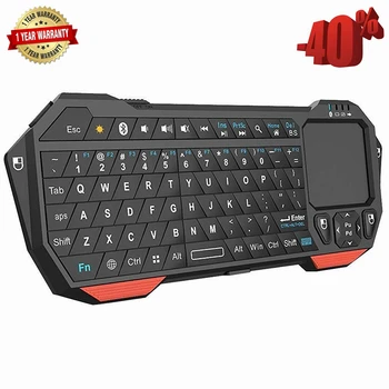 

Mini Bluetooth Keyboard with Touchpad for Smart TV Projector Compatible with Android iOS Windows