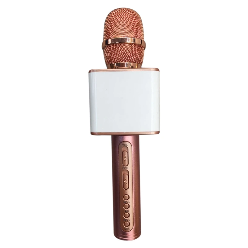 

BESTSd-08 Wireless Bluetooth Microphone Microphone Handheld Ktv Mobile Phone Karaoke Sing Special Microphone-Rose Gold