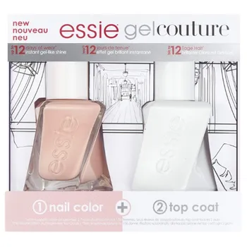

Essie Gel Couture nail color + top coat