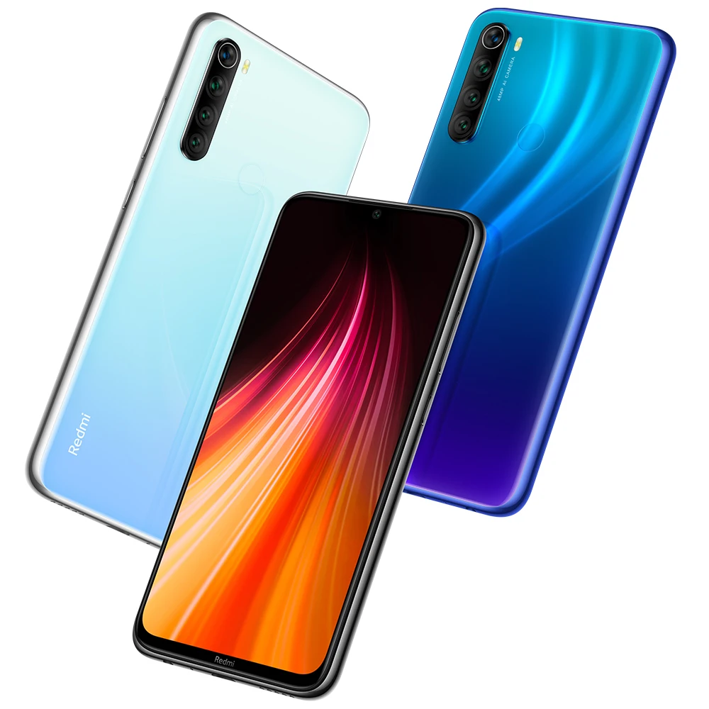 Мобильный телефон Xiaomi Redmi Note 8 с глобальной версией, 3 ГБ, 32 ГБ, 6,3 дюймов, 48мп, четыре камеры Snapdragon 665, 4000 мА/ч, 18 Вт, QC 3,0, смартфон