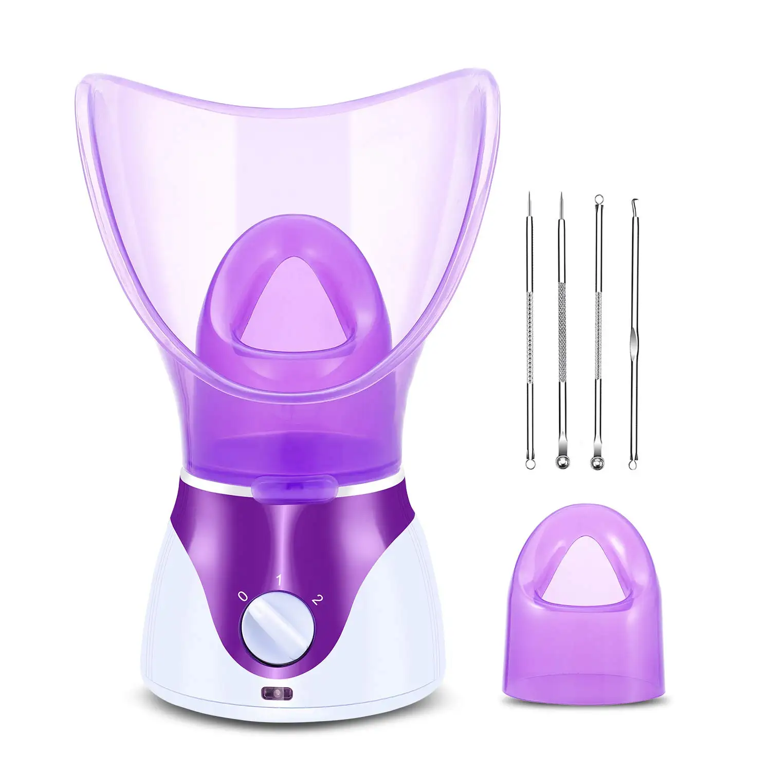 Nano Face Steamer Hot Mist Deep Cleansing Facial Cleanser Moisturizing Sprayer with Blackhead Remover Home Saun SPA | Красота и