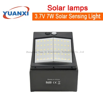 

100LED Solar sensing light wall light fence outdoor courtyard light