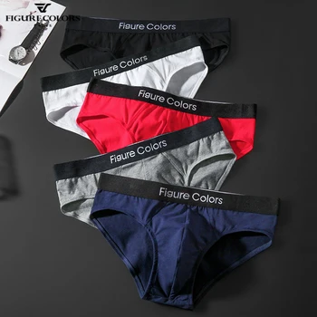 

Figure colors Brand Hot Sale Men Underwear Sexy fashion youth men's briefs stretch Comfortable Underpants U Pouch Male Panties