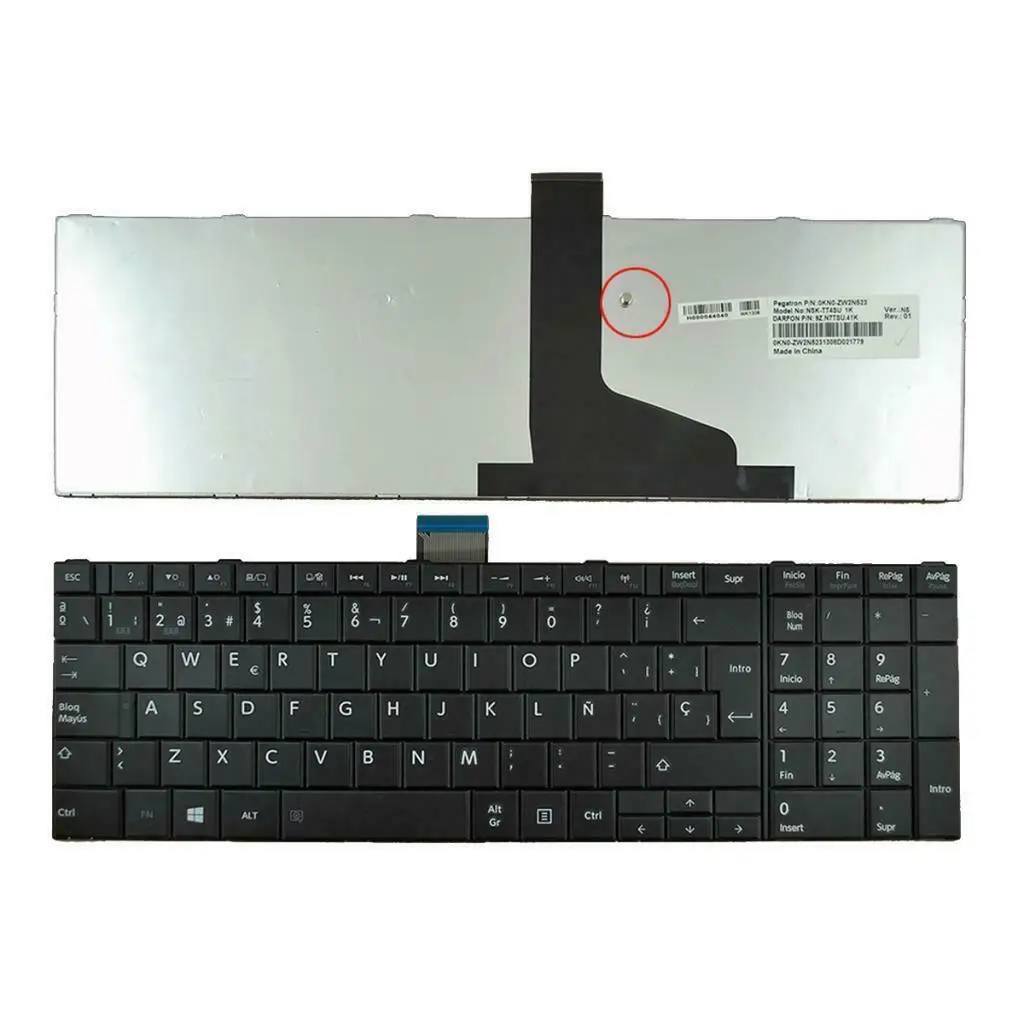 Клавиатура для TOSHIBA SATELLITE C850 C855D C850D C855-Spanish SP