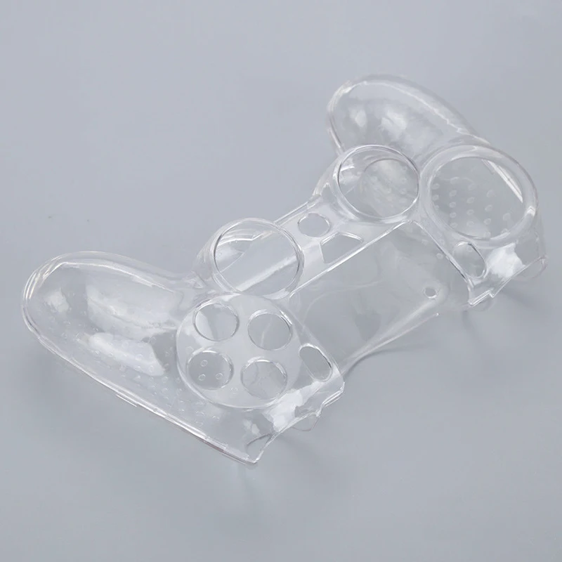 

15.5*11*5.5CM Soft Transparent Hard PC Protector Clear Cover Skin Case for PS4 Controller