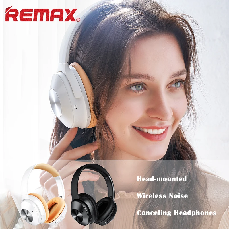 REMAX Headphones Wireless HIFI Stereo Earphones Bluetooth Profession Noise Reduction Headphones Multiple Co connections Earphone