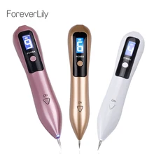 הכי חדש לייזר פלזמה עט שומה הסרת כהה ספוט LCD מסיר עור טיפול נקודת עט עור יבלת תג קעקוע הסרת כלי יופי טיפול(China)