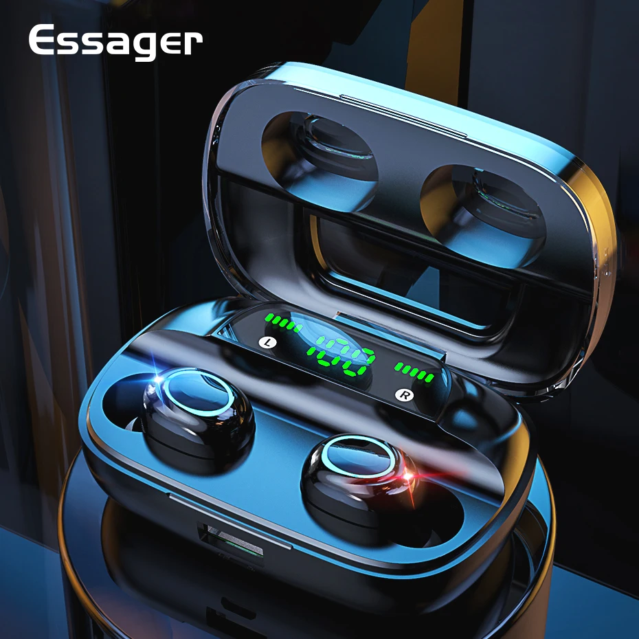 Essager S11 TWS беспроводные Bluetooth наушники в ухо мини гарнитура свободные для iPhone Xiaomi