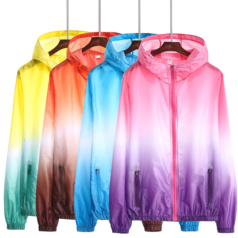 

Raincoat Hiking Travel Waterproof Windproof Jacket UV Protection Coat Sunscreen Ultra Thin Breathable Hooded Top for Summer MVI-