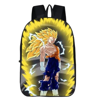 

New Dragon Ball Z Super Saiyan Backpack Children Kids Backpack Super Saiyan Kindergarten Bag Children Cute School Backpack