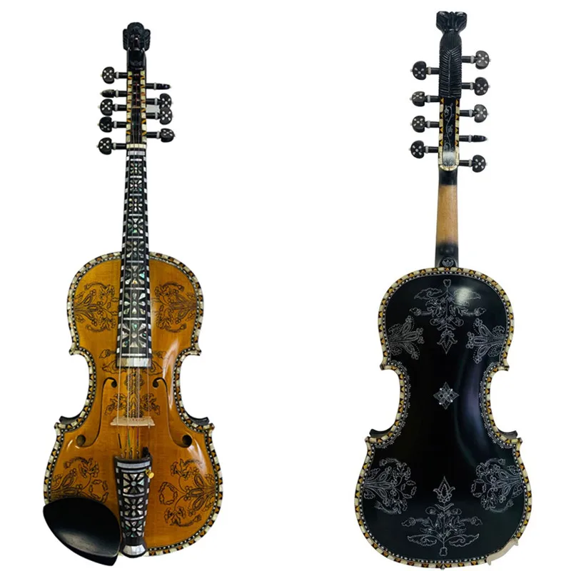Deluxe Fancy Norvegese Violino 4/4 Violino (4*5) Di Professione Concerto #11742