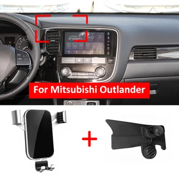 

Car Mobile Phone Holder for Mitsubishi Outlander MK3 2016~2020 Telephone Stand Bracket Air Vent Accessories for phone 2018 2019