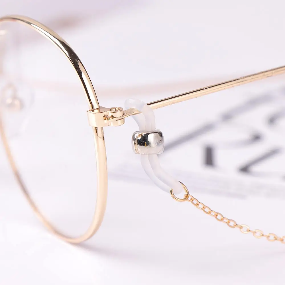 Модные шикарные женские золотистые очки для очков солнечные очки с цепочкой для чтения звезда цепочка для очков держатель шнура шейный ремень