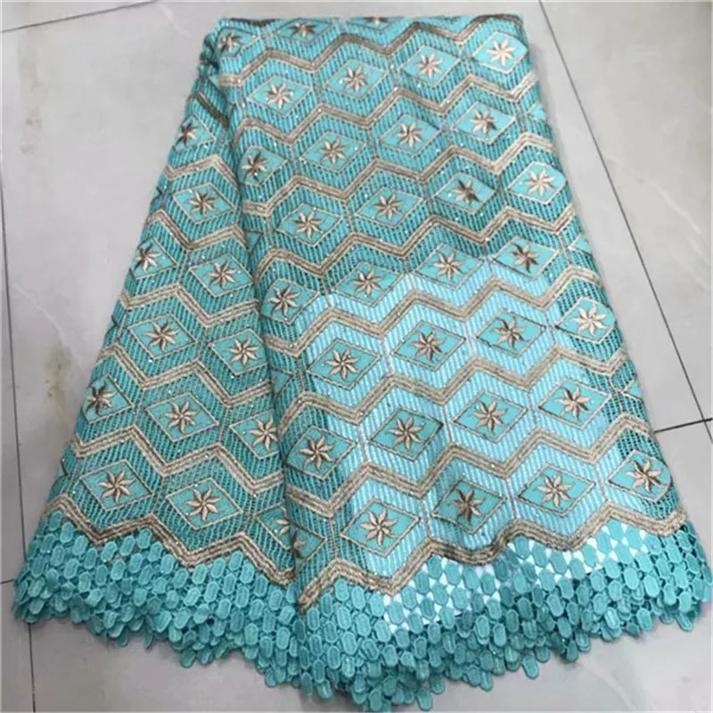 

2019 New Design French Africa Lace Fabric High Quality African Embroidered Tulle Lace Fabric For Appliqued Wedding Dress