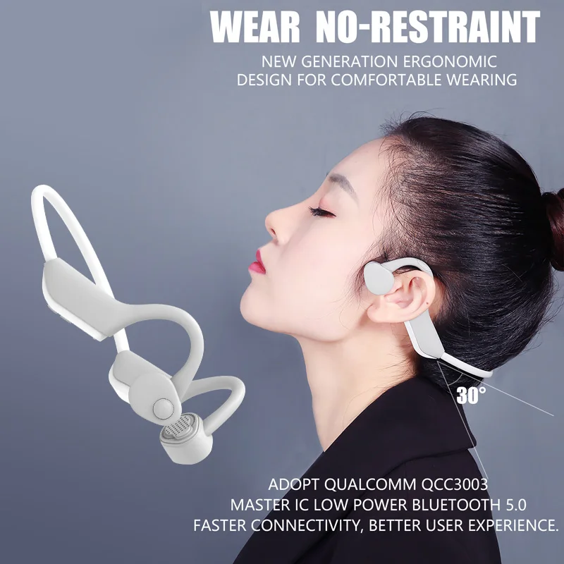 Bluetooth 5 0 наушники беспроводные костной проводимости водонепроницаемая