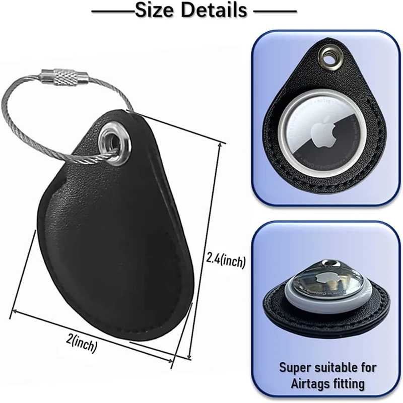 ޽  Shockproof ȣ ̽  AirTag  Hangable Ű  Airtags Ϲ ±  ŷ 