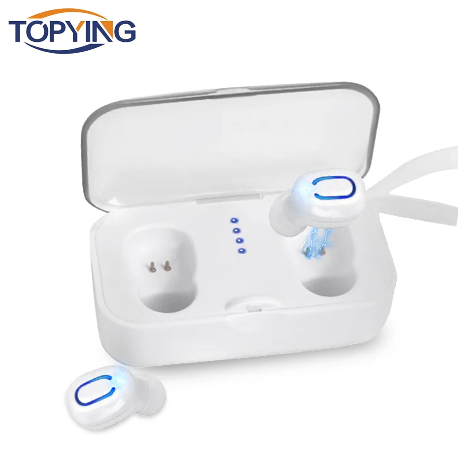 

TWS Wireless Mini Bluetooth Earphone For Xiaomi Huawei Mobile Stereo Earbud Sport Ear Phone With Mic Portable Charging Box