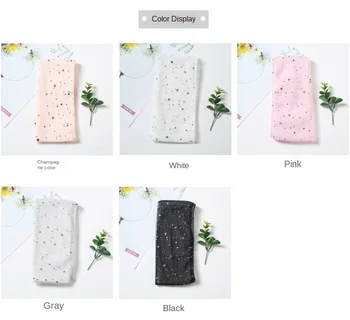 

Female transparent gauze moon star lace fantasy flash film tube pile socks