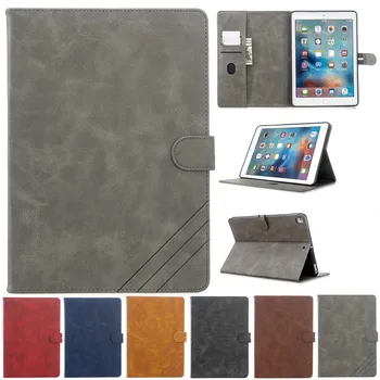 

Cover Coque For Apple Pad Ipad 9.7 2018 Bussiness Leather Stand Funda Case For IPad 9.7 inch 2017 A1822 A1823 Covers Cases Shell