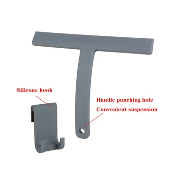 

Silicone Wipe Glass Artifact Household Brush Window Car Bathroom Cleaning Tool Cleaning Wiper Silicone Belt Hook Home Supplies