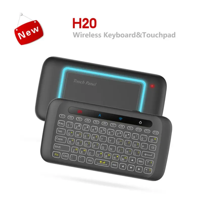 H20 мини беспроводная клавиатура с ИК-пультом дистанционного управления/обучения Air mouse совместима с Google/для Android tv Box