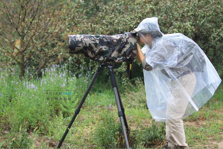 Линзы rolanpro камуфляжное пальто дождевик для sony FE 70-200 мм f/2,8 GM OSS объектив защитный чехол для sony SLR объектив камеры