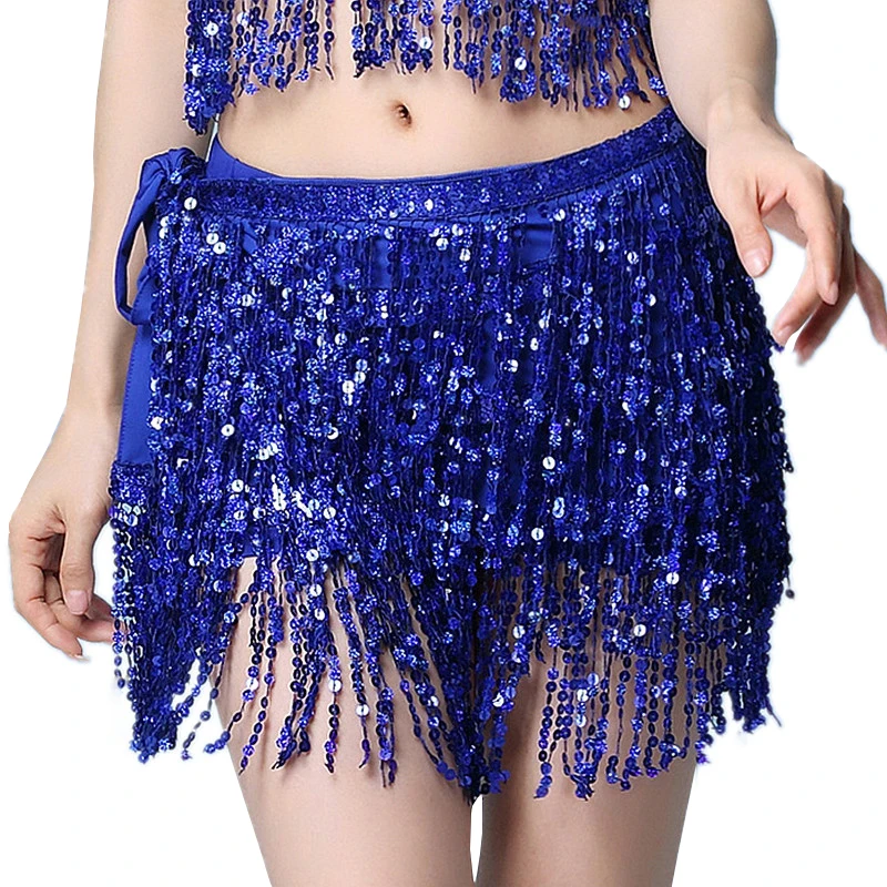 Bellydance Accessories Women Belly Dance Hip Scarf Tassel