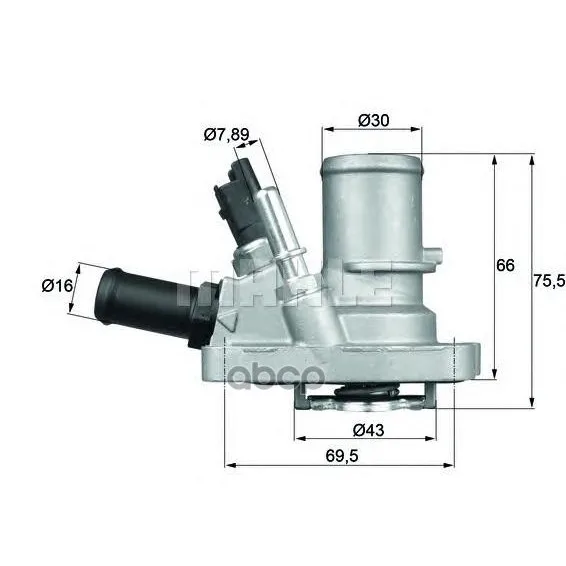 Термостат Fiat 500/Doblo/Punto 1.2/1.4 05- Mahle/Knecht Ti14488 Mahle/Knecht арт. TI14488