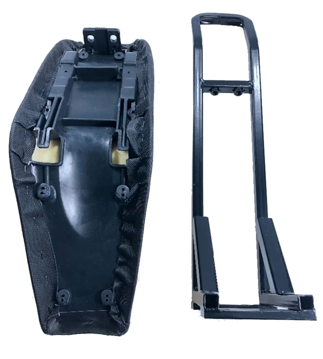 Selle - tige de selle,Selle de vélo électrique à quatre ressorts,large et souple,pour vtt