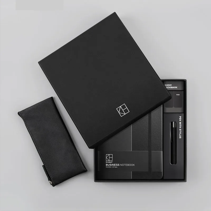 Xiaomi Kinbor деловая ручка для записной книжки Подарочная коробка с сумкой карандашом