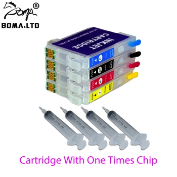 

BOMA.LTD T04E Bulk Ink Cartridge With Chip For Epson Expression Home XP-2101 XP-4101 Workforce WF-2831 WF-2851 Printer