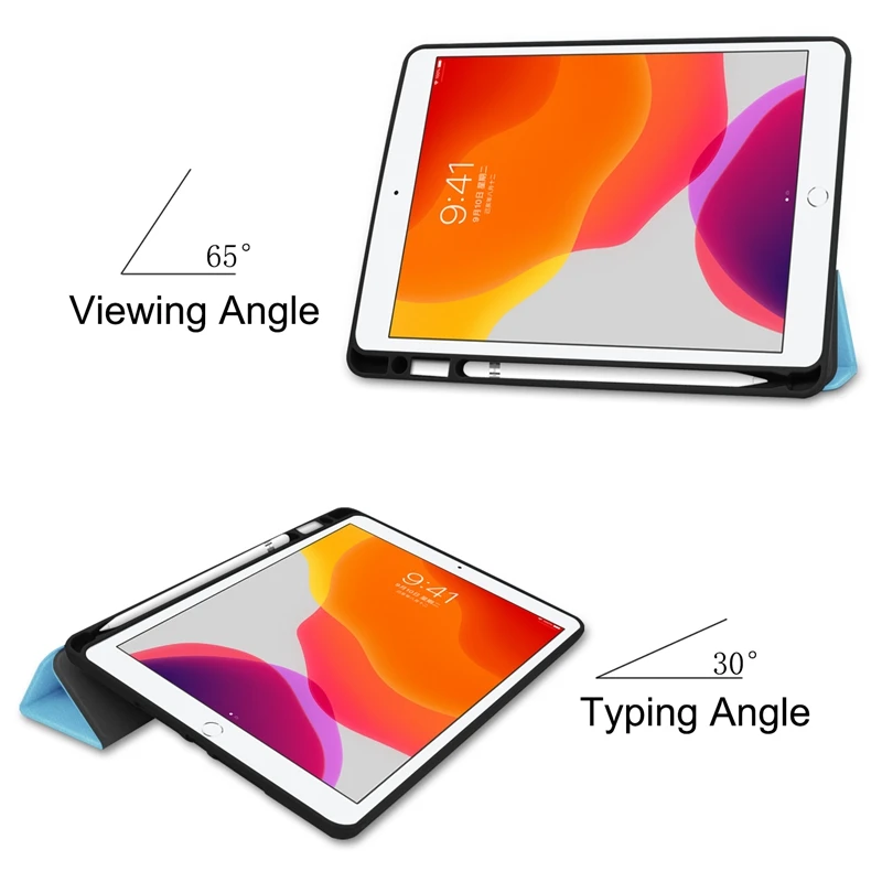 Чехол для планшета для ipad 10,2 Чехол-книжка для Apple ipad 7 7th 10," A2200 A2198 A2232 смарт-стойка защитный чехол держатель