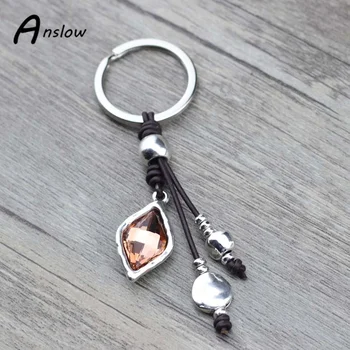 

Anslow Fashion Jewelry New Design Wrap Crystal Custom Keychain For Female Women Key Chains Ring Girl Friendship Gift LOW0018KY