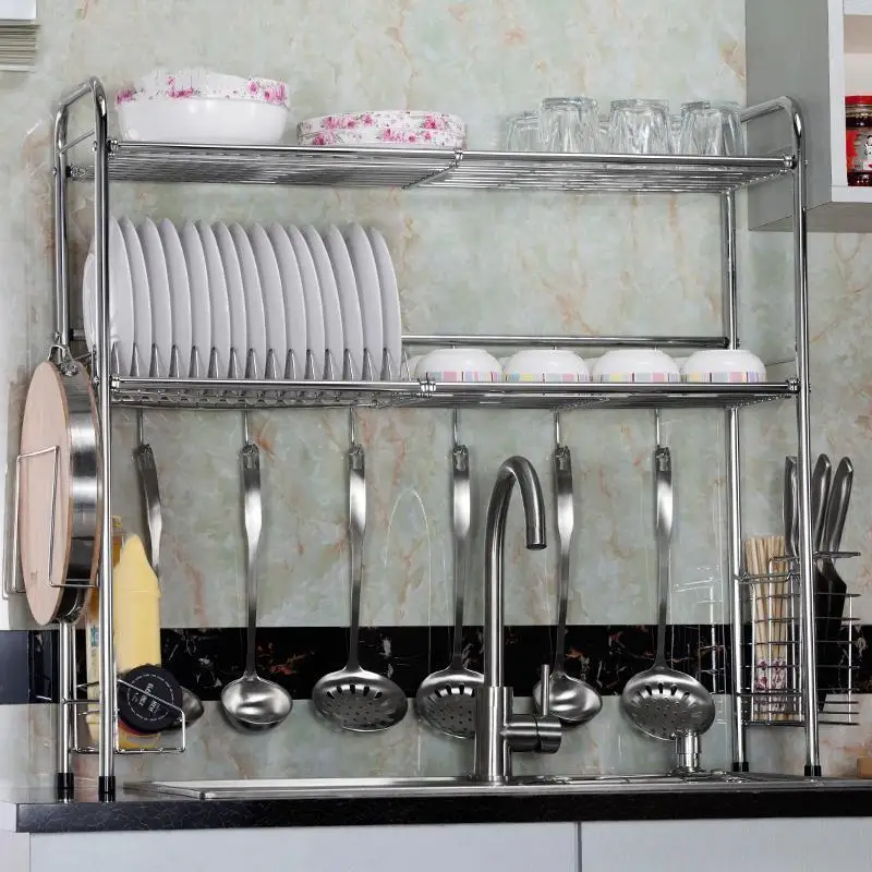 Almacenamiento Cocina Rangement organizateur Drainer Keuken блюдо из нержавеющей стали Mutfak стойка кухня